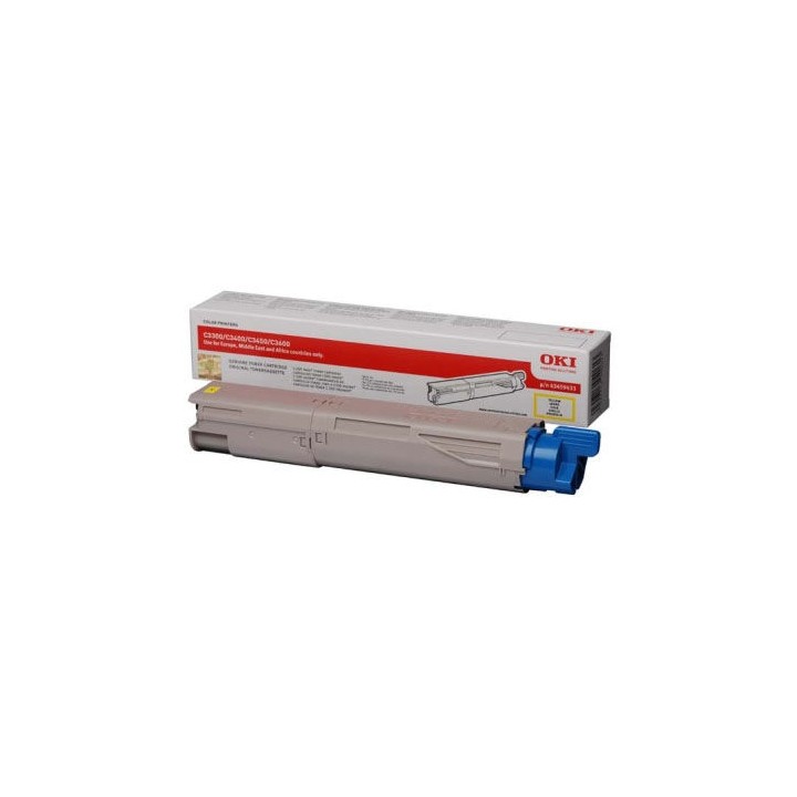 Cartuccia Toner Originale Giallo 43459433 OKI Conf.1 - Pag.1500