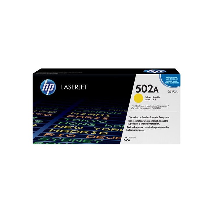 Cartuccia Originale Giallo (502A) 502A, Q6472A HP Conf.1 - Pag.4000