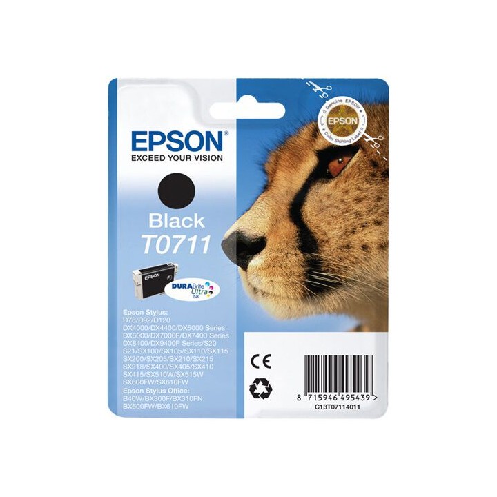 Cartuccia Originale Nero (T0711) C13T07114010, C13T07114011, C13T07114012, T0711 EPSON Conf.1