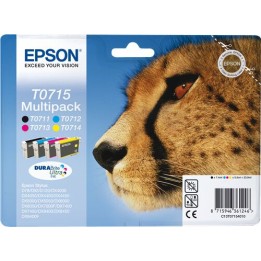 Multipack Originale B/C/M/Y (T0715) C13T07154010, C13T07154012, T0715 EPSON Conf.1