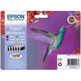 Multipack Originale (6 Colori) (T0807) C13T08074010, C13T08074011, T0807 EPSON Conf.1