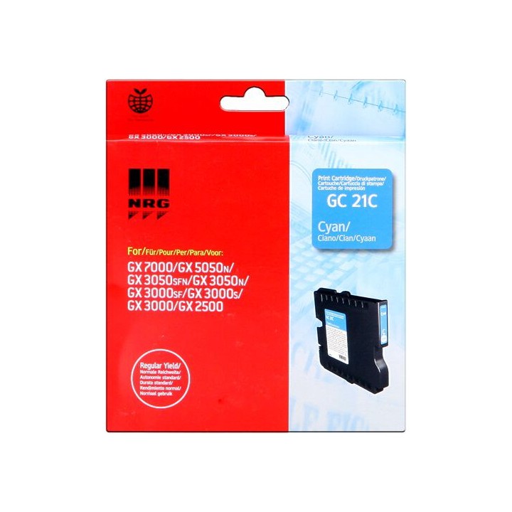 Cartuccia Gel Originale Ciano 405533, K202/C, Type GC-21C RICOH Conf.1