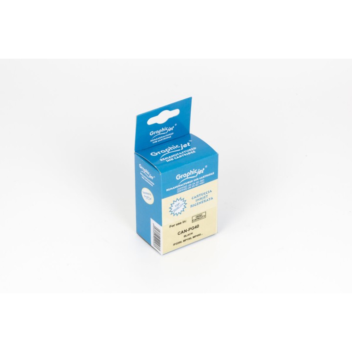 Cartuccia Rigenerata Nero (High Capacity) (PG-40) 0615B001, PG-40 CANON Conf.1 - Pag.530