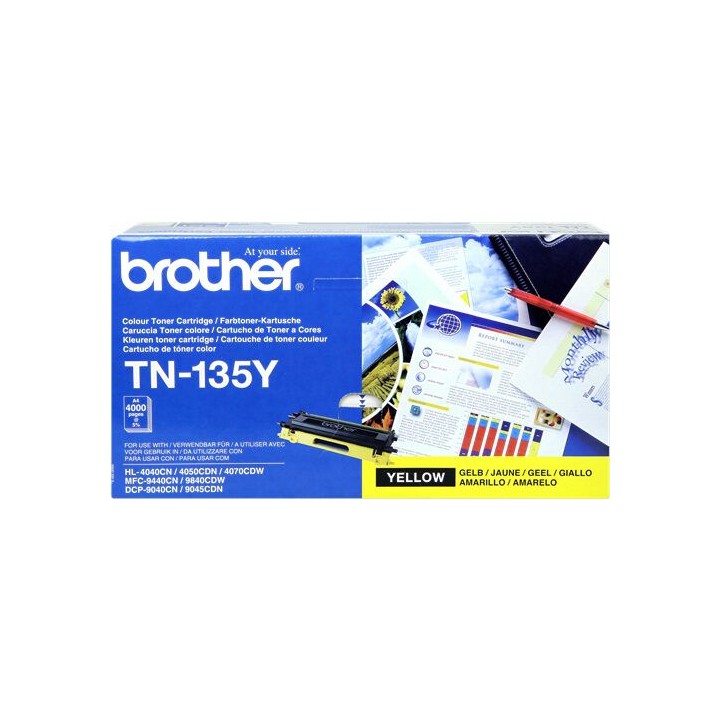 Cartuccia Toner Originale Giallo TN-135Y BROTHER Conf.1 - Pag.4000