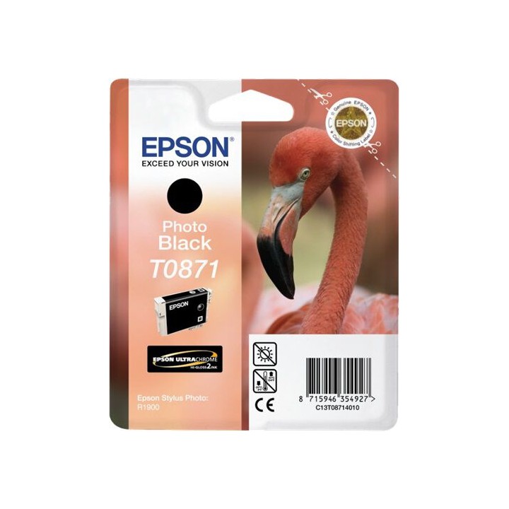 Cartuccia Originale Nero Foto (T0871) C13T08714010, T0871 EPSON Conf.1