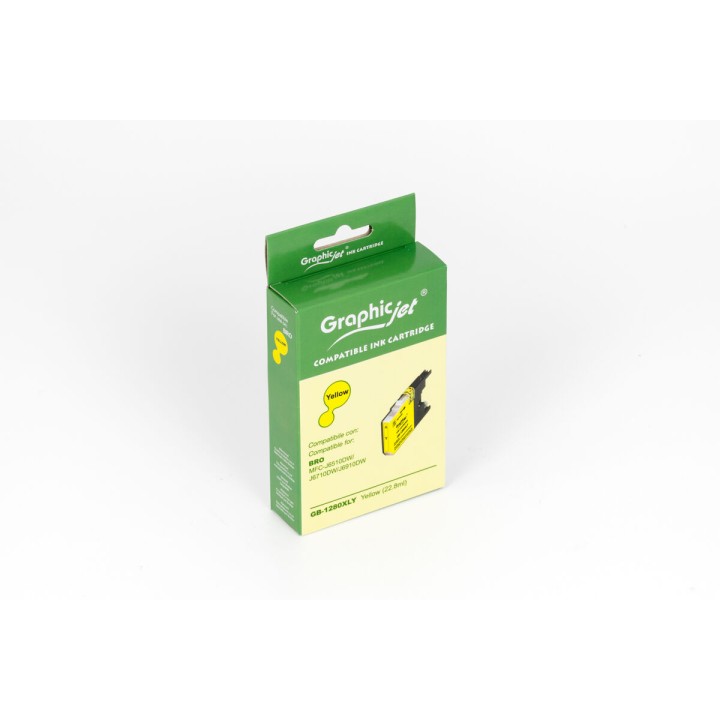 Cartuccia Ink-jet Compatibile Giallo (Long Life) LC-1280XLY BROTHER Conf.1 - Pag.1200