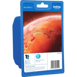 Cartuccia ink-jet Originale Ciano HC LC-1100HYC BROTHER Conf.1 - Pag.750