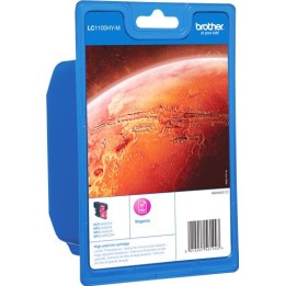 Cartuccia ink-jet Originale Magenta HC LC-1100HYM BROTHER Conf.1 - Pag.750
