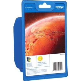 Cartuccia ink-jet Originale Giallo HC LC-1100HYY BROTHER Conf.1 - Pag.750
