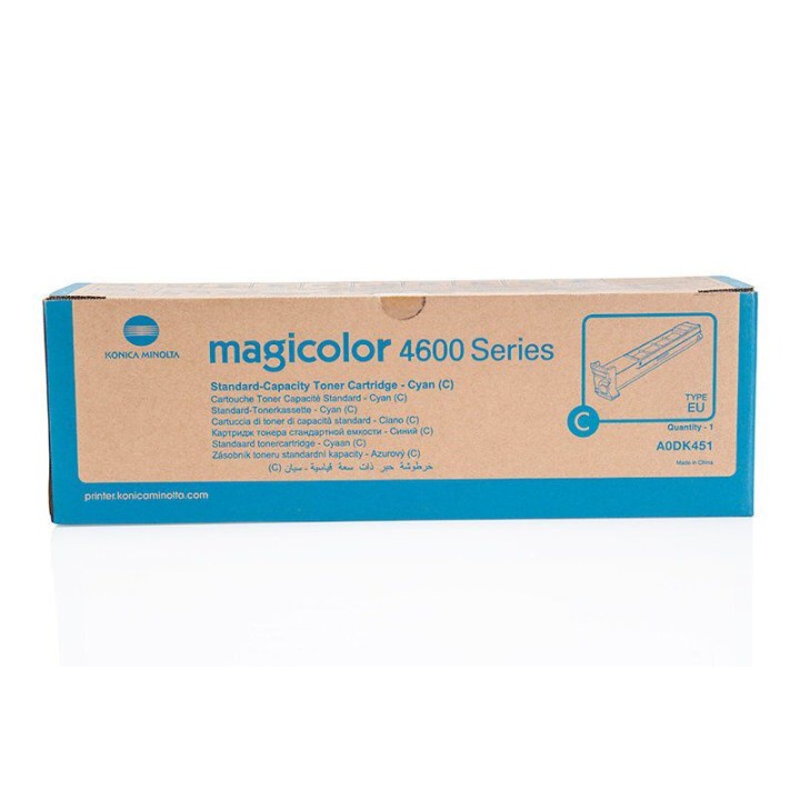 Toner Originale Ciano A0DK451 MINOLTA Conf.1 - Pag.4000