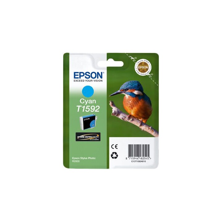 Cartuccia Originale Ciano (T1592) C13T15924010, T1592 EPSON Conf.1