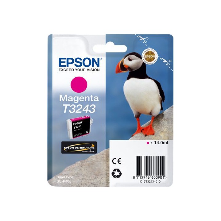 Cartuccia Originale Magenta (T3243) C13T32434010, T3243 EPSON Conf.1