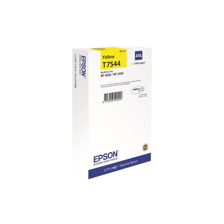 Cartuccia Originale Giallo (T7544) C13T754440, T7544 EPSON Conf.1 - Pag.7000