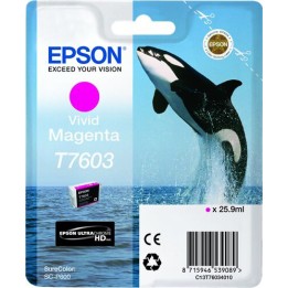 Cartuccia Originale Vivid Magenta (T7603) C13T76034010, C13T76034N10, T7603 EPSON Conf.1