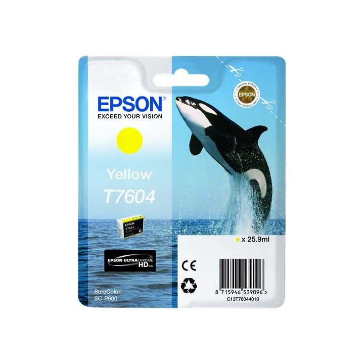 Cartuccia Originale Giallo (T7604) C13T76044010, T7604 EPSON Conf.1