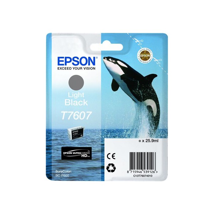 Cartuccia Originale Nero Chiaro (T7607) C13T76074010, T7607 EPSON Conf.1