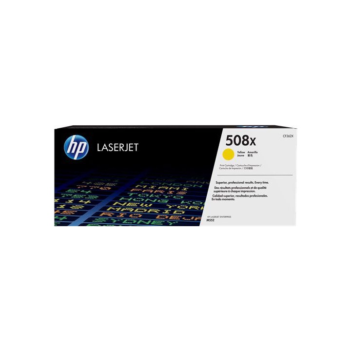 Cartuccia Originale Giallo (508X) 508X, CF362X HP Conf.1 - Pag.9500