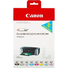Multipack Originale (8 Colori) (CLI-42) 6384B010, CLI-42 CANON Conf.1