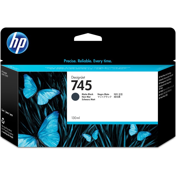 Cartuccia Originale Nero Opaco (745) 745, F9J99A HP Conf.1
