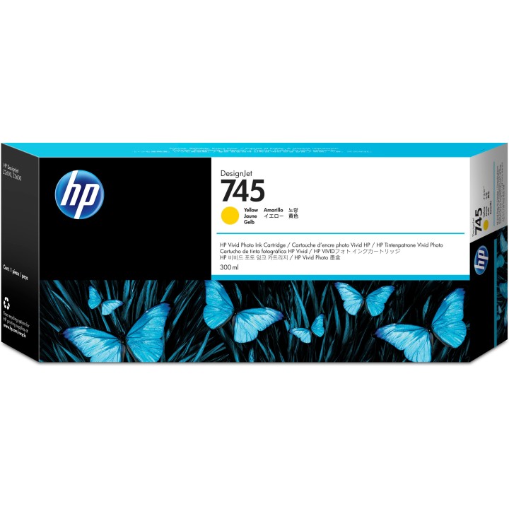 Cartuccia Originale Giallo (745) 745, F9K02A HP Conf.1