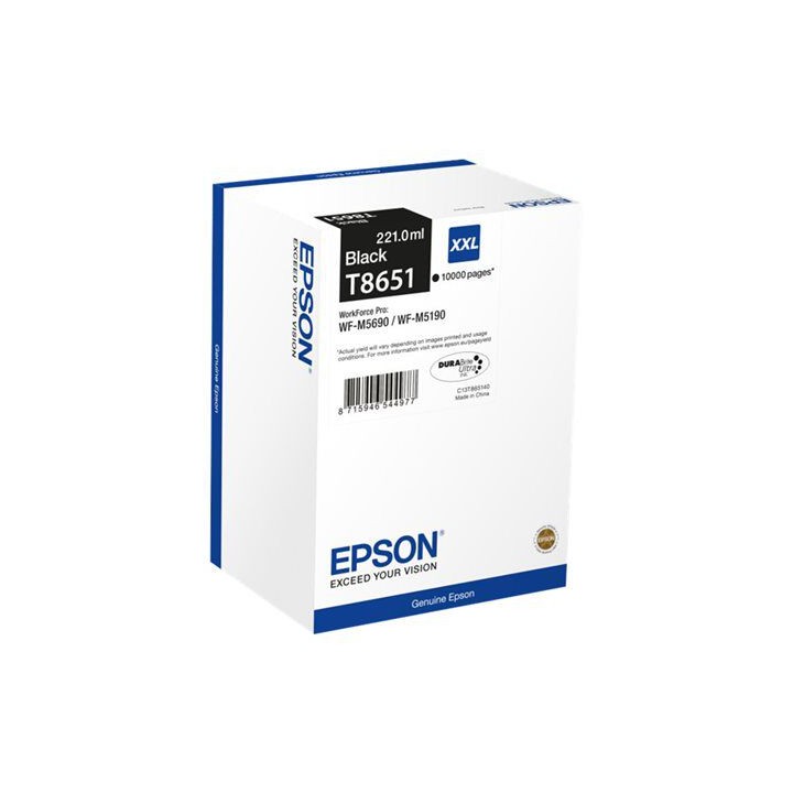Cartuccia Originale Nero (T8651) C13T865140, T8651 EPSON Conf.1 - Pag.10000