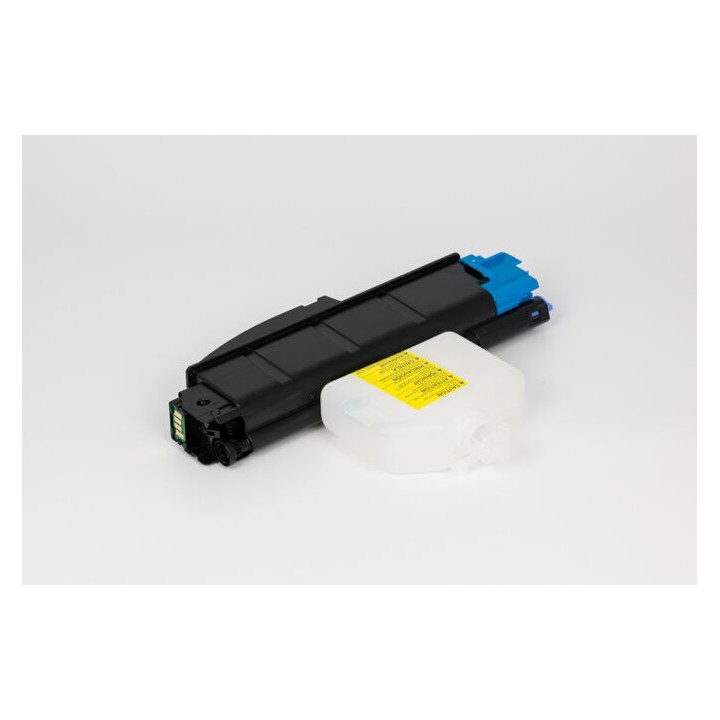 Cartuccia Toner Compatibile Ciano + Vaschetta Recupero (TK-5160C) 1T02NTCNL0, TK-5160C MITA/KYOCERA Conf.1 - Pag.12000