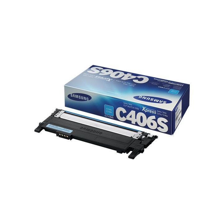 Cartuccia Toner Originale Ciano CLT-C406S, ST984A SAMSUNG Conf.1 - Pag.1000