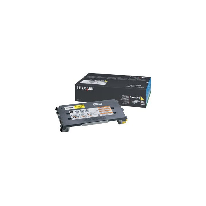 Cartuccia Originale Giallo C500S2YG LEXMARK Conf.1 - Pag.1500