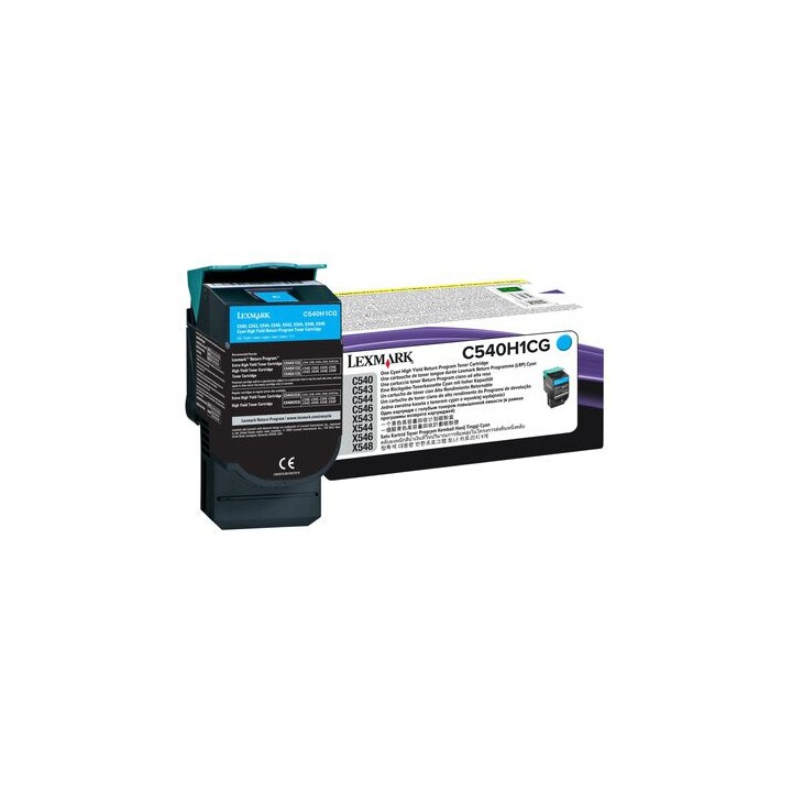 Cartuccia Originale Ciano (Return Program) C540H1CG LEXMARK Conf.1 - Pag.2000
