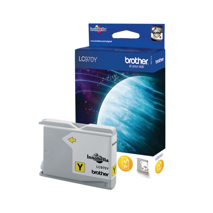 Cartuccia Ink-jet Originale Giallo LC-970Y BROTHER Conf.1 - Pag.300