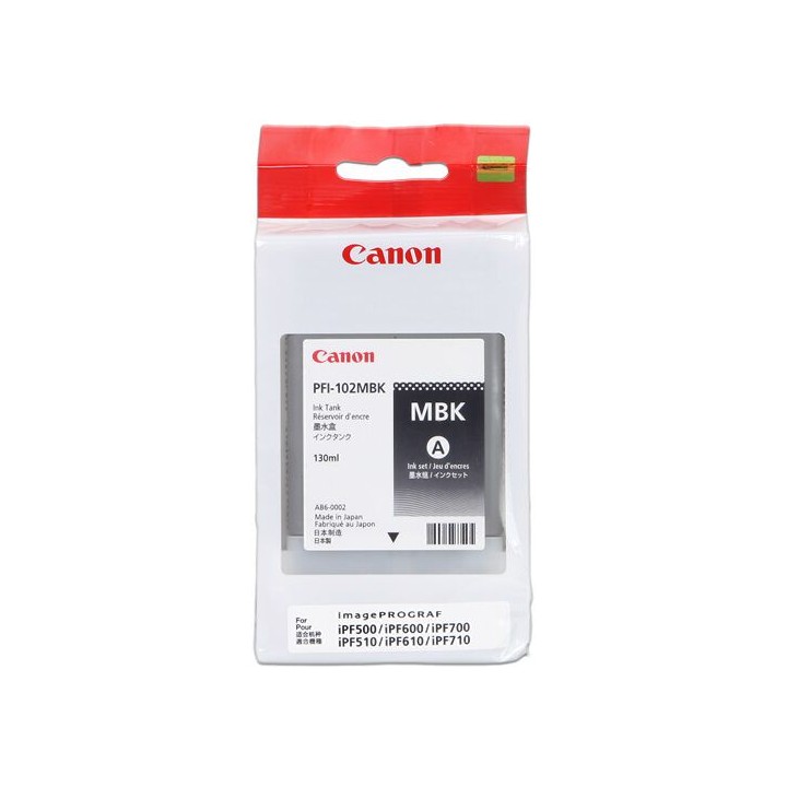 Cartuccia Originale Nero Opaco (PFI-102MBK) 0894B001, PFI-102MBK CANON Conf.1