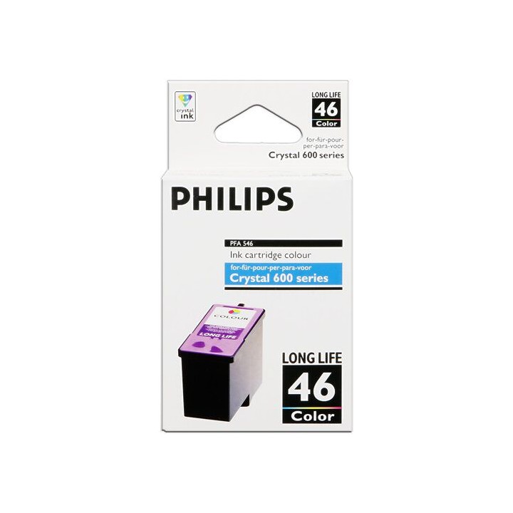 Cartuccia Originale Colore HC INK 46, PFA-546 PHILIPS Conf.1