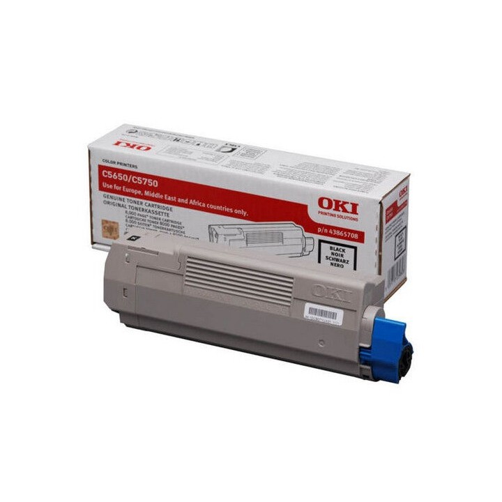 Cartuccia Toner Originale Nero 43865708 OKI Conf.1 - Pag.8000