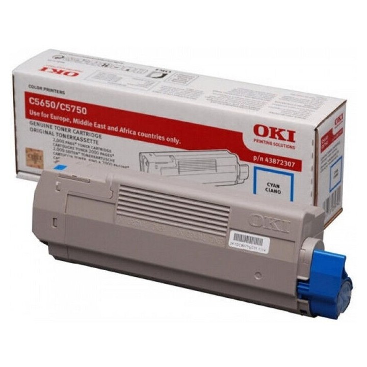 Cartuccia Toner Originale Ciano 43872307 OKI Conf.1 - Pag.2000