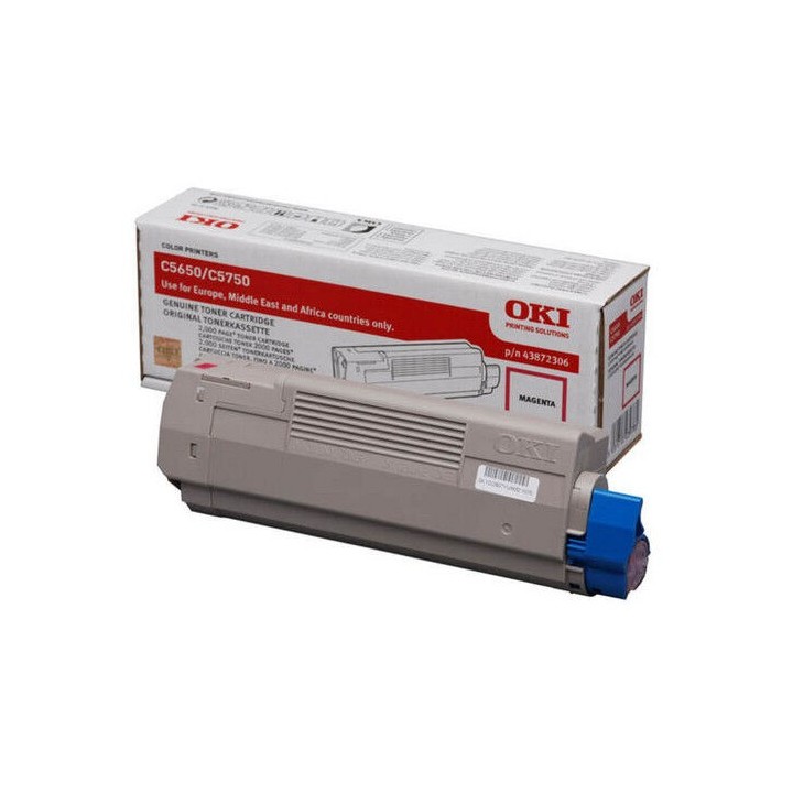 Cartuccia Toner Originale Magenta 43872306 OKI Conf.1 - Pag.2000