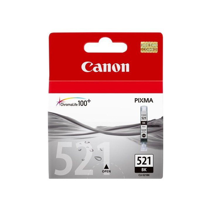 Cartuccia Originale Nero (CLI-521BK) 2933B001, CLI-521BK CANON Conf.1 - Pag.665