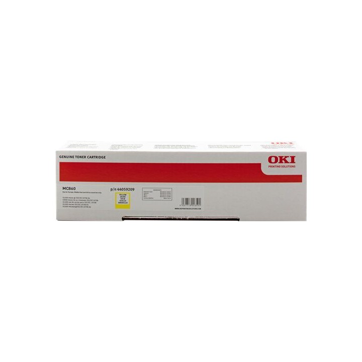Cartuccia Toner Originale Giallo 44059209 OKI Conf.1