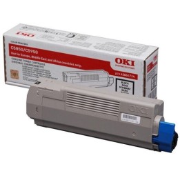 Cartuccia Toner Originale Nero 43865724 OKI Conf.1 - Pag.8000