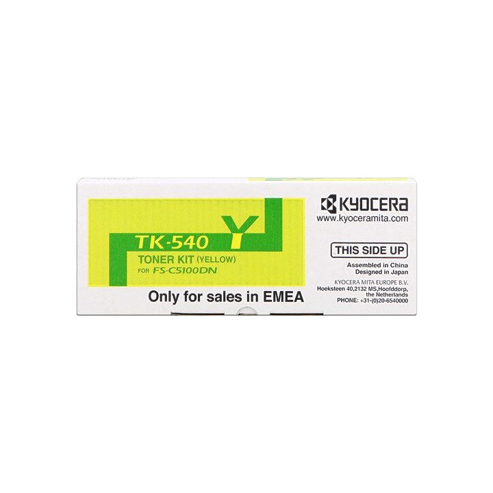Toner Originale Giallo (TK-540Y) 1T02HLAEU0, TK-540Y MITA/KYOCERA Conf.1 - Pag.4000