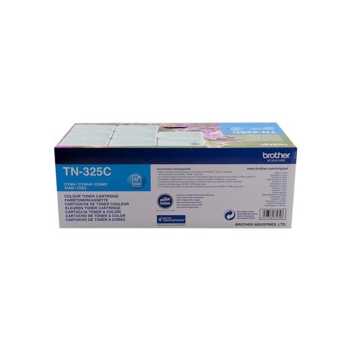 Cartuccia Toner Originale Ciano TN-325C BROTHER Conf.1 - Pag.3500
