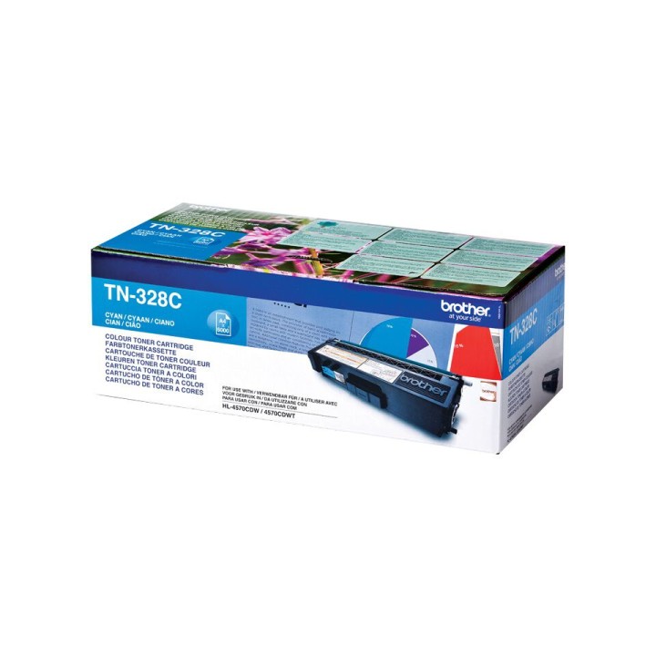 Cartuccia Toner Originale Ciano TN-328C BROTHER Conf.1 - Pag.6000