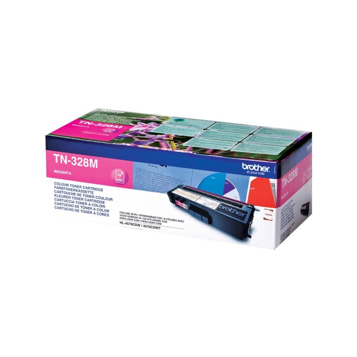 Cartuccia Toner Originale Magenta TN-328M BROTHER Conf.1 - Pag.6000