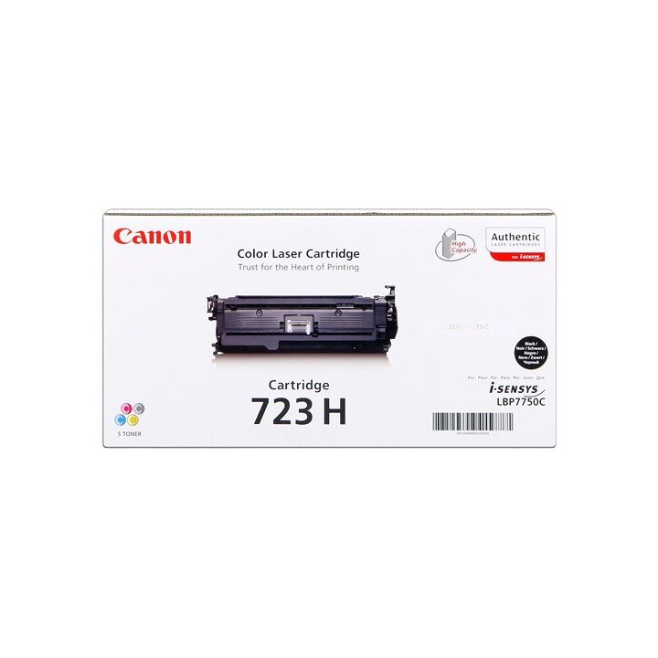 Cartuccia Originale Nero HC (723H) 2645B002, 723H BK CANON Conf.1 - Pag.10000