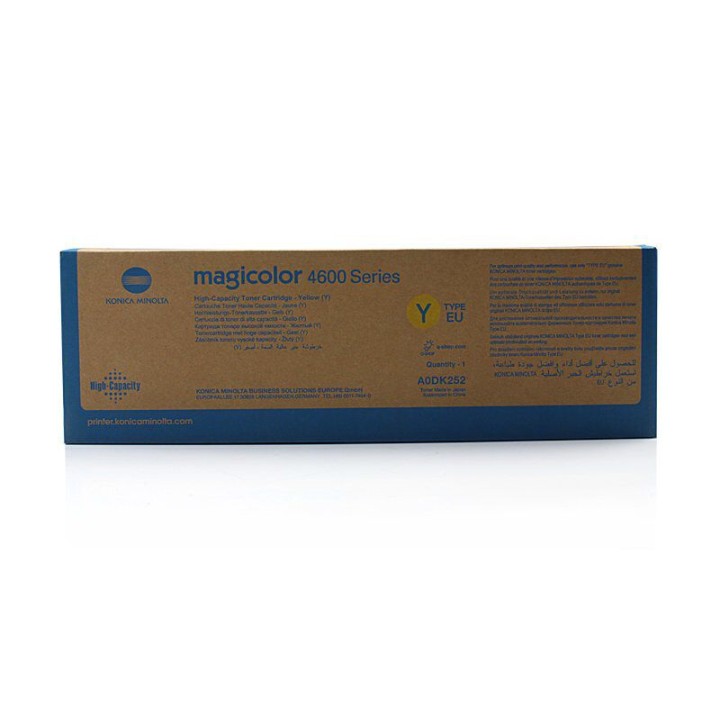 Toner Originale Giallo A0DK252 MINOLTA Conf.1