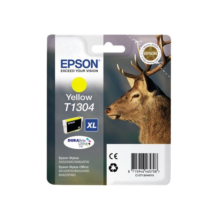 Cartuccia Originale Giallo (T1304) C13T13044010, C13T13044012, T1304 EPSON Conf.1