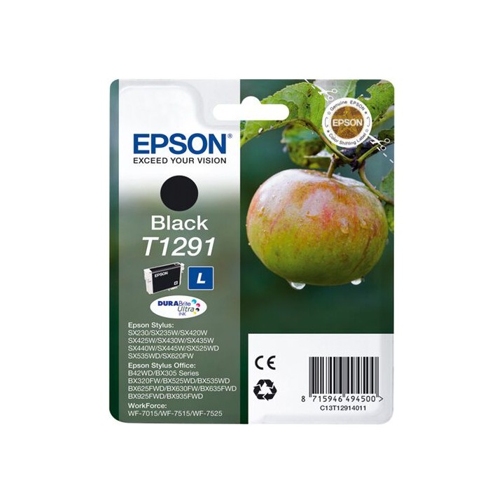 Cartuccia Originale Nero (T1291) C13T12914010, C13T12914011, C13T12914012, T1291 EPSON Conf.1
