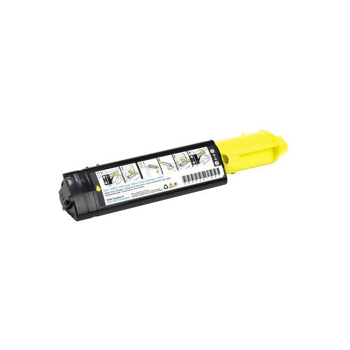 Cartuccia Toner Originale Giallo 593-10156, WH006 DELL Conf.1 - Pag.2000