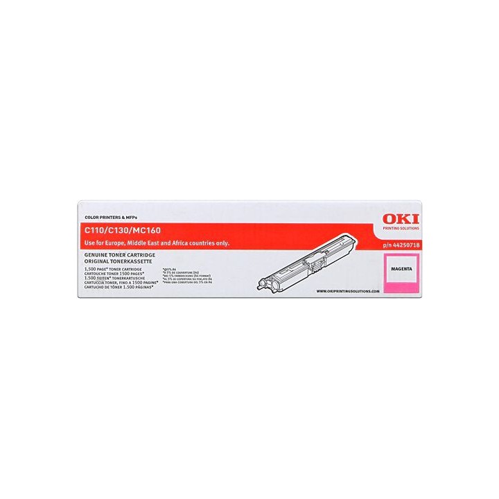 Cartuccia Toner  Originale Magenta 44250718 OKI Conf.1 - Pag.1500