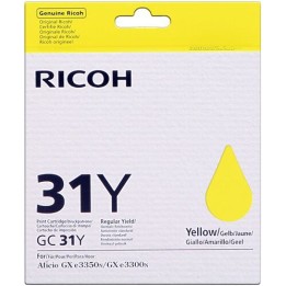 Cartuccia Gel Originale Giallo 405691, GC-31Y RICOH Conf.1