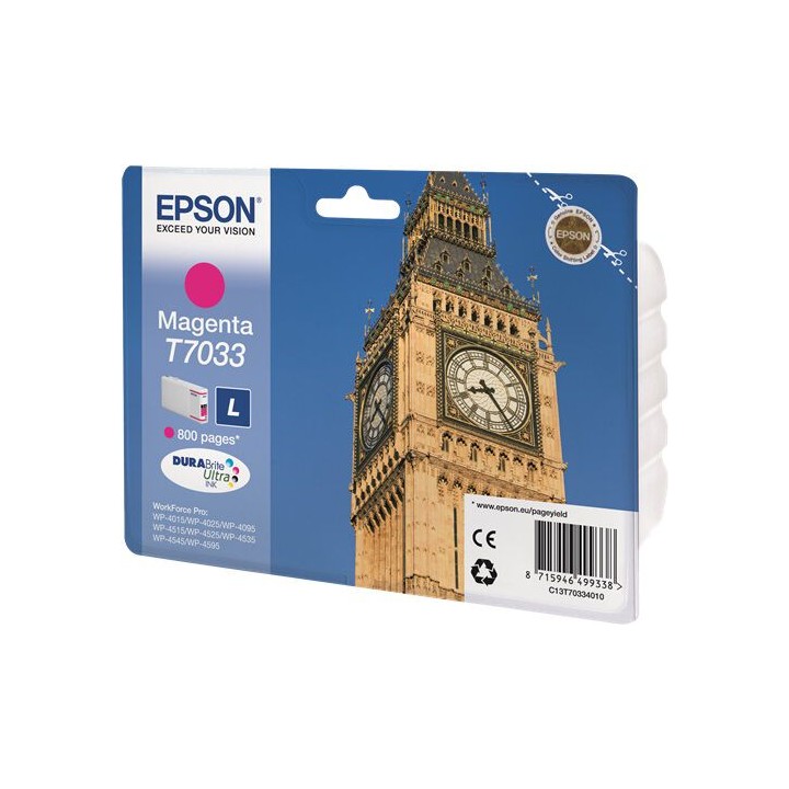 Cartuccia Originale Magenta (T7033) C13T70334010, T7033 EPSON Conf.1